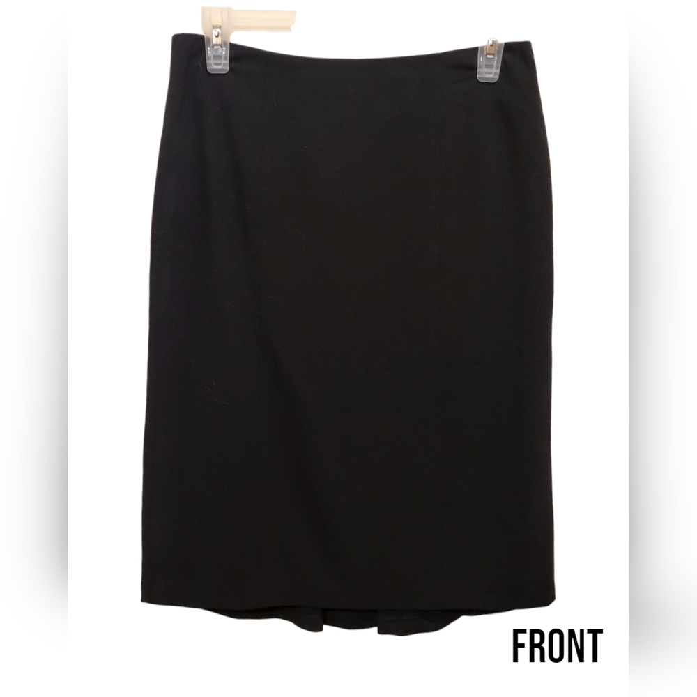 LE CHATEAU - Wool Blend Pencil Skirt wiith Peplum Detail